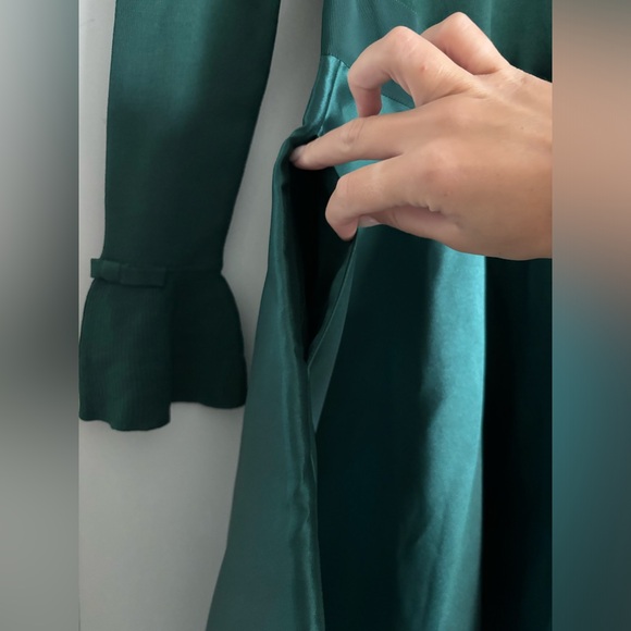 Ted Baker London Knitted Frill Full Skirt Dress - Picture 9 of 12